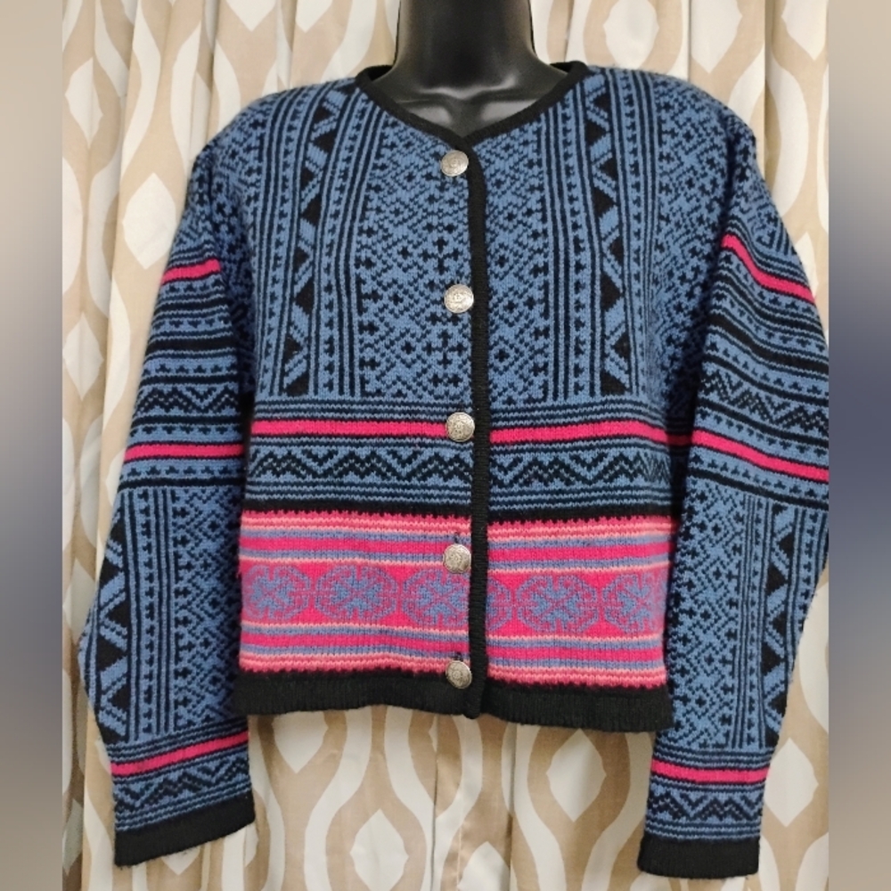 Vintage Laura Ashley Wool Cardigan